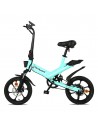 Bicicleta eléctrica pequeña Bodywel T16 - Autonomia Hasta 70 km - Motor de 250 W - Batería de 374 Wh